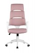 Кресло для руководителя Riva Chair RCH SAKURA+Белый пластик/Розовая ткань - 1