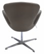Дизайнерское кресло SWAN CHAIR тёмный латте - 3