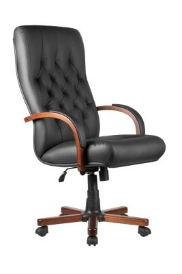 Кресло для руководителя Riva Design Chair RCH М 175 A+Чёрная кожа