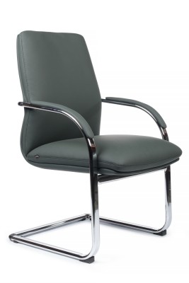 Конференц-кресло Riva Design Pablo-CF C2216-1 зелёная кожа